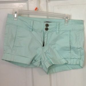 Turquoise shorts